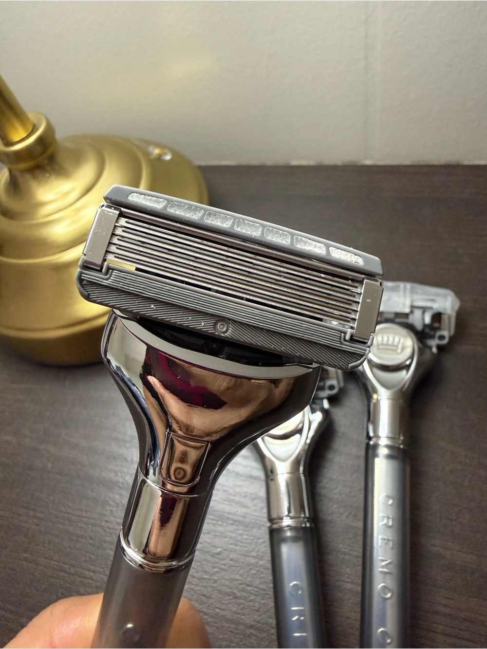 Cremo Men's Razor - Silver Handle (3-Pack) - Picture 4 of 4